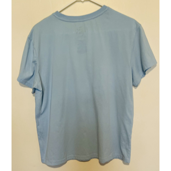 Vintage Disney Winnie the Poo Tee Women’s Large Blue Embroidered Tigger Eeyore - Picture 5 of 5